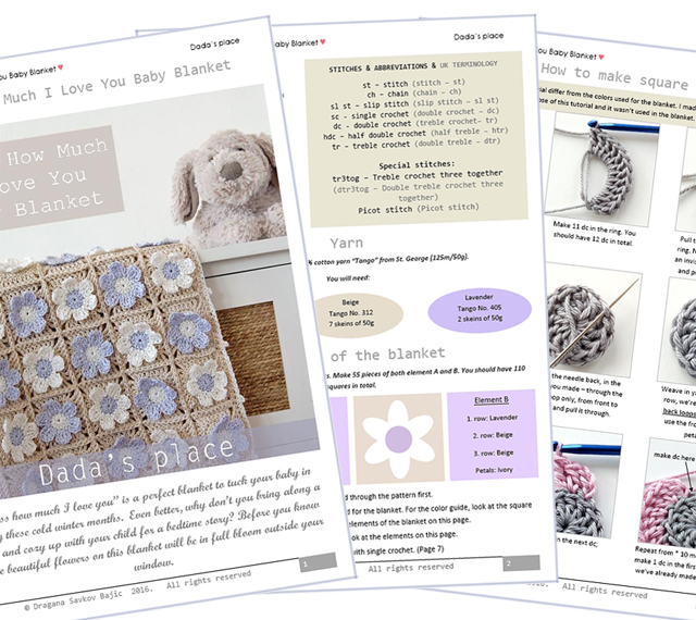 Guess How Much I Love You Baby Blanket Pattern Dada's place Bloglovin’